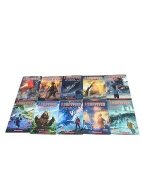 I Survived Book Collection Of 10 By Lauren Tarshis Nature Attacks